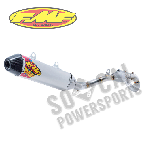 FMF Racing - FMF Racing Factory 4.1 RCT Full System - Stainless Steel/Aluminum Muffler - Carbon Fiber End Cap - 045613