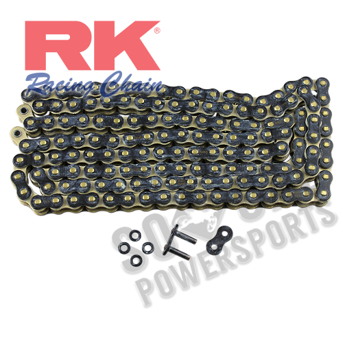 RK - RK 525 GXW BG XW-Ring Chain - 150 Links - Black/Gold - BG525GXW150