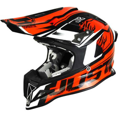 Just 1 - Just 1 J12 Dominator Helmet - 606323015104103 - Orange - Small