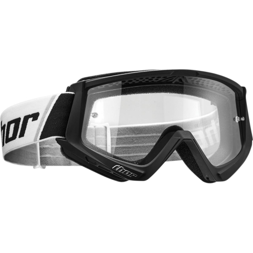 Thor - Thor Combat Goggles - 2601-2075 - Black/White - OSFM
