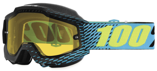 100% - 100% Accuri R-Core Snow Goggles - 5020320102 - R-Core / Yellow Lens - OSFM