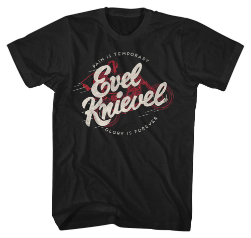 Evel Knievel - Evel Knievel Forever T-Shirt - EK5120-2XL - Black - 2XL