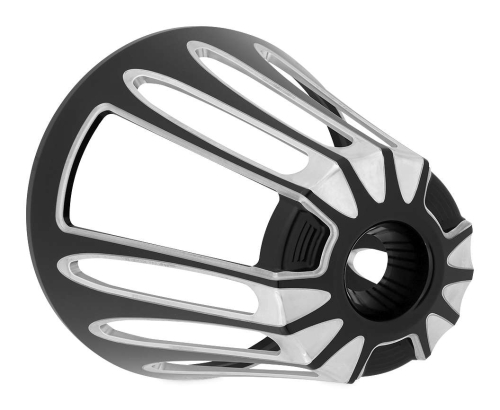 Arlen Ness - Arlen Ness 90 Degree Air Cleaner Kit - Deep Cut - Black - I-1606