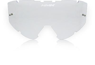 HMK - HMK Single Lens with Tear Off Pins for Vapor Goggles - Clear - HM5LENS - CLEAR W/ P