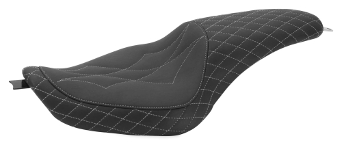 Revere - Revere Journey 2-Up Diamond Seat by Mustang - Gun Metal Gray - 74101GM