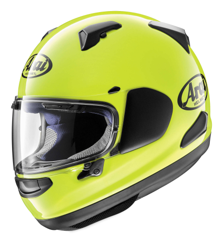 Arai Helmets - Arai Helmets Quantum-X Solid Helmet - XF-1-806501 - Flourescent Yellow - Small