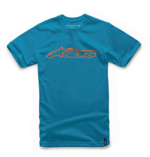 Alpinestars - Alpinestars Blaze T-Shirt - 1032-72032-7640-XL - Turquoise/Orange - X-Large