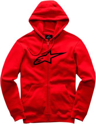Alpinestars - Alpinestars Ageless Fleece Hoody - 1017-53007-30-XL - Red - X-Large