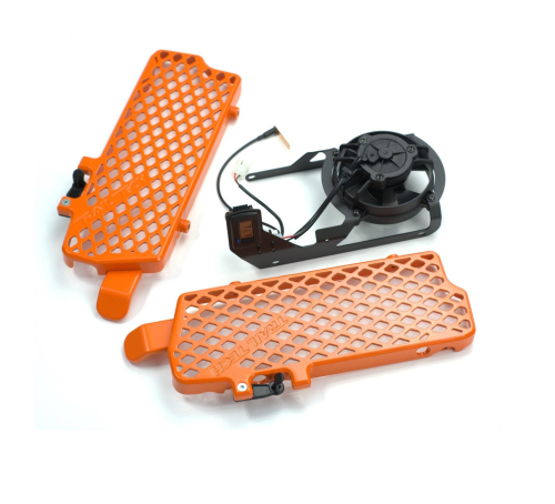 Trail Tech - Trail Tech Radiator Fan Kit - Orange - 7323C-FN3
