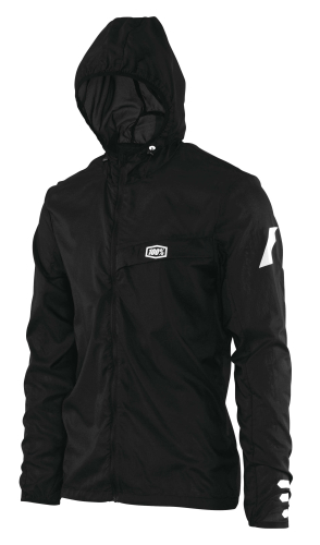 100% - 100% Tech Windbreaker - 3510000111 - Black - Medium