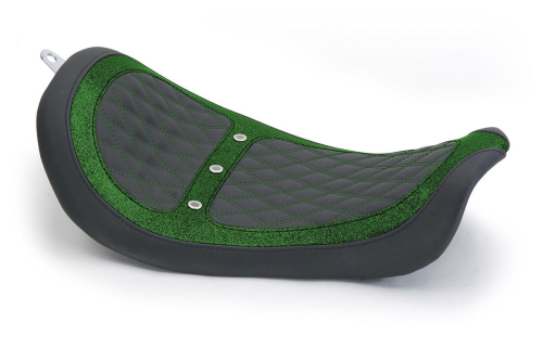Revere - Revere Runner Vent Solo Seat by Mustang - Green Metal Flake - 75052MGR