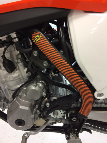 P3 - P3 Grip Guard Frame Protection Decals - Weave - Black/Orange - 741015-ORG