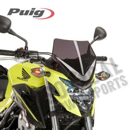 PUIG - PUIG Naked New Generation Sport Windscreen - Dark Smoke - 8923F