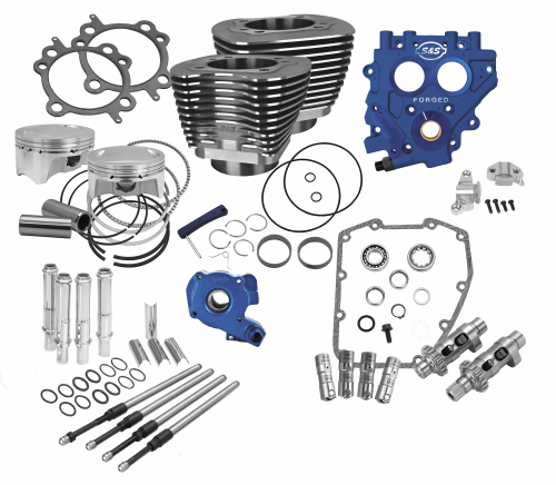 S&S Cycle - S&S Cycle 100in. Power Package Kit - 585CE (Chain Drive) - Black - 3300578