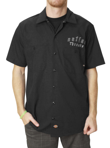Outlaw Threadz - Outlaw Threadz Finger Work Shirt - DB06-2XL - Black - 2XL