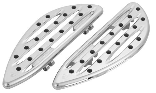 Arlen Ness - Arlen Ness Deep Cut Driver Floorboards - Chrome - P-3003