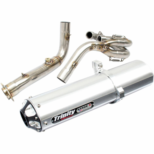 Trinity Racing - Trinity Racing Stage 5 Full System - Brushed Muffler - TR4127F