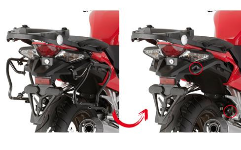 GIVI - GIVI Side Case Hardware for V35 Side Hard Cases - PLXR1132