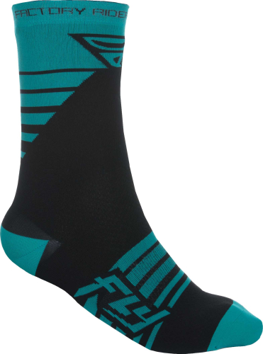 Fly Racing - Fly Racing Factory Rider Socks - 350-0358L - Teal/Black - Lg-XL