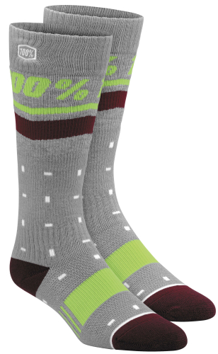 100% - 100% Womens Socks - 2420100701 - Groove Gray - OSFM