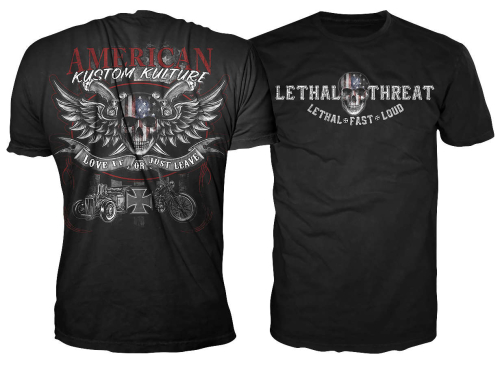 Lethal Threat - Lethal Threat Love It or Leave It T-Shirt - LT20359-2XL - Black - 2XL
