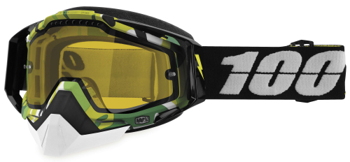 100% - 100% Racecraft Bootcamp Snow Goggles - 5010319402 - Bootcamp / Yellow Lens - OSFM