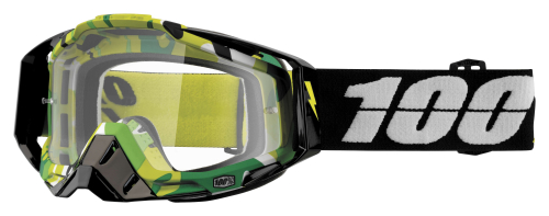 100% - 100% Racecraft Bootcamp Goggles - 5010019402 - Bootcamp / Black / Clear Lens - OSFM