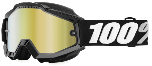 100% - 100% Accuri Tornado Snow Goggles - 5020305902 - Tornado / Yellow Lens - OSFM