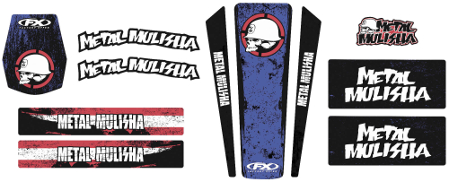 Factory Effex - Factory Effex Metal Mulisha 2017 Universal Trim Kit - Blue - 2050260