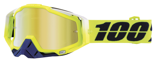 100% - 100% Racecraft Tanaka Goggles - 5011019102 - Tanaka / Gold Lens - OSFM