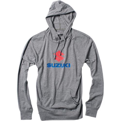 Factory Effex - Factory Effex Suzuki Stacked Lightweight Pullover Hoody - 2088412 - Heather Gray - Medium