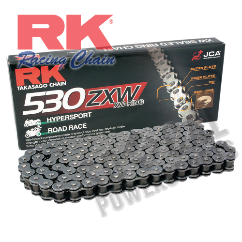 RK - RK 530 ZXW XW-Ring Chain - 130 Links - Gold - GG530ZXW130