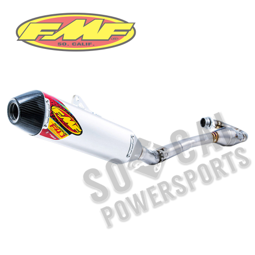FMF Racing - FMF Racing Factory 4.1 RCT Full System - Stainless Steel/Aluminum Muffler - Carbon Fiber End Cap - 045614