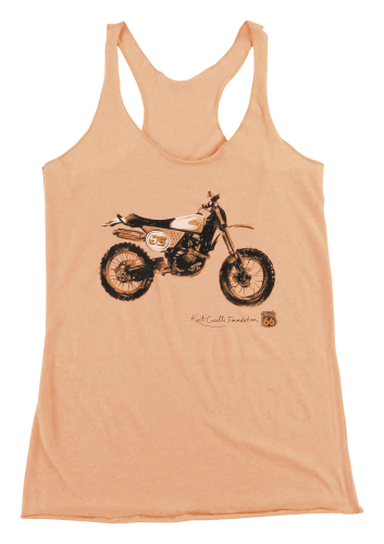 FMF Racing - FMF Racing Kurt Caselli Sandstorm Womens Tank Top - FA6423901-ORG-XL - Orange - X-Large