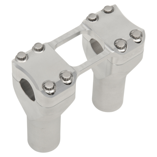 Trask Performance - Trask Performance Assault Risers for 1in. Handlebars - 4in. - Raw Finish - TM-8602-4R