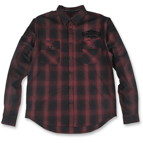 Lethal Threat - Lethal Threat Built 4 Speed Long Sleeve Shirt - MG60114-XL - Red - X-Large