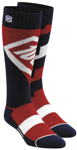 100% - 100% Riding Torque Socks - 2400700317 - Red - 6-9