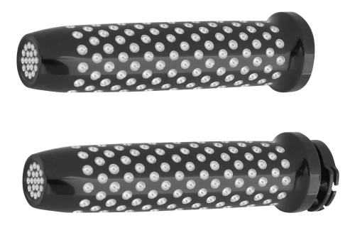 Arlen Ness - Arlen Ness Billet Grips - Holeshot - Black - M-1000