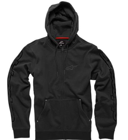 Alpinestars - Alpinestars Determine Fleece Hoody - 10365301010M - Black - Medium