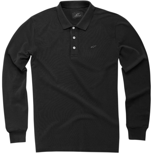 Alpinestars - Alpinestars Cafe Long Sleeve Polo - 103641000102X - Black - 2XL