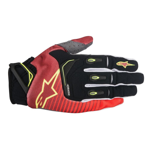 Alpinestars - Alpinestars Techstar Gloves - 35610173052X - Red/White/Yellow/Fluo - 2XL