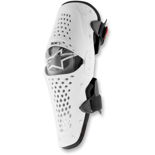 Alpinestars - Alpinestars SX-1 Knee Guard - 6506316212XL - Black/White - 2XL