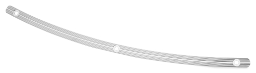Arlen Ness - Arlen Ness 10-Gauge Billet Windshield Trim - Chrome - 03682