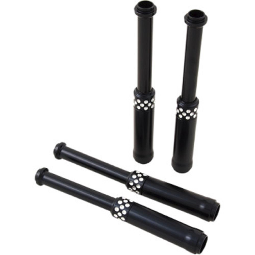 Kens Factory - Kens Factory Pushrod Covers - Black/Machined - 7001