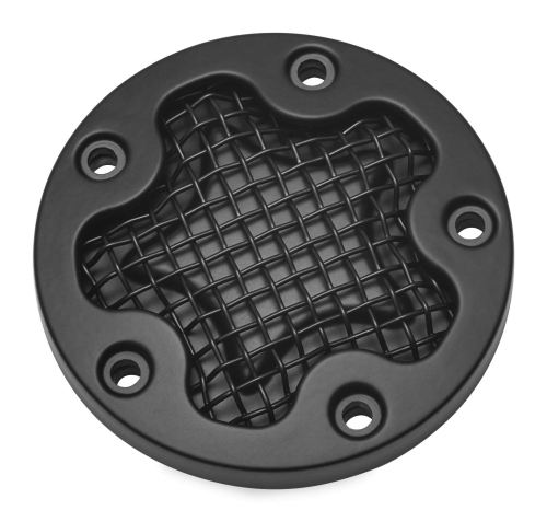 Kuryakyn - Kuryakyn Mesh Ignition Timing Cover - Satin Black - 6521
