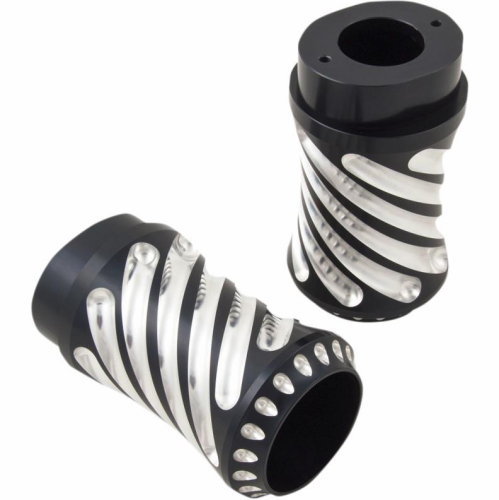 Kens Factory - Kens Factory Spiral Fork Boots - Black Machine - 12004