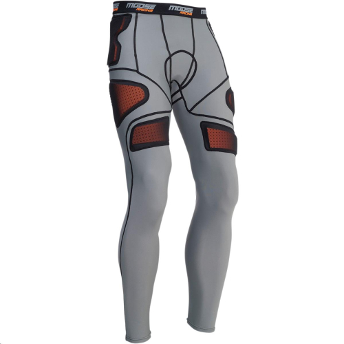 Moose Racing - Moose Racing XC1 Base Armor Pants - 2940-0307 - Gray - Medium