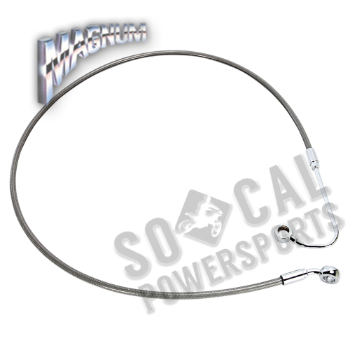 Magnum - Magnum Clear Coated XR Stainless Upper Front Brakeline Kit - 42-11/16in. Total Length - SSC141038