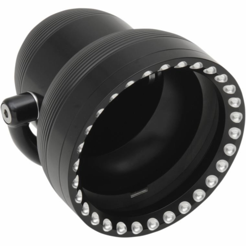 Kens Factory - Kens Factory 4-1/2in. Neo-Fusion Headlight Housing - Black Machine w/ Black Machine Ring - 11002
