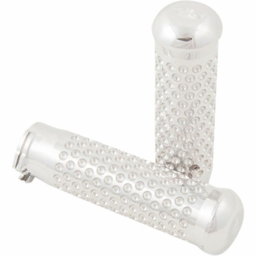 Kens Factory - Kens Factory Dimpled Grips - Polished - 1002